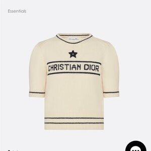 Dior Cream and Black Women's Sweater